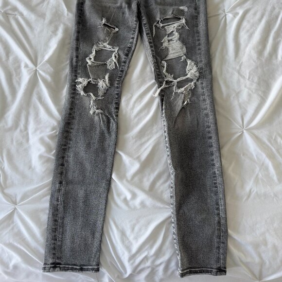 American Eagle Super Hi-Rise Jegging Next Level Stretch - Picture 2 of 5